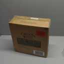 Gibson Elite 10.7-Inch Stoneware Cake Stand with Acacia Wood Base  Taupe Round Dessert Display Stand for Cakes, Cupcakes & Party Entertaining