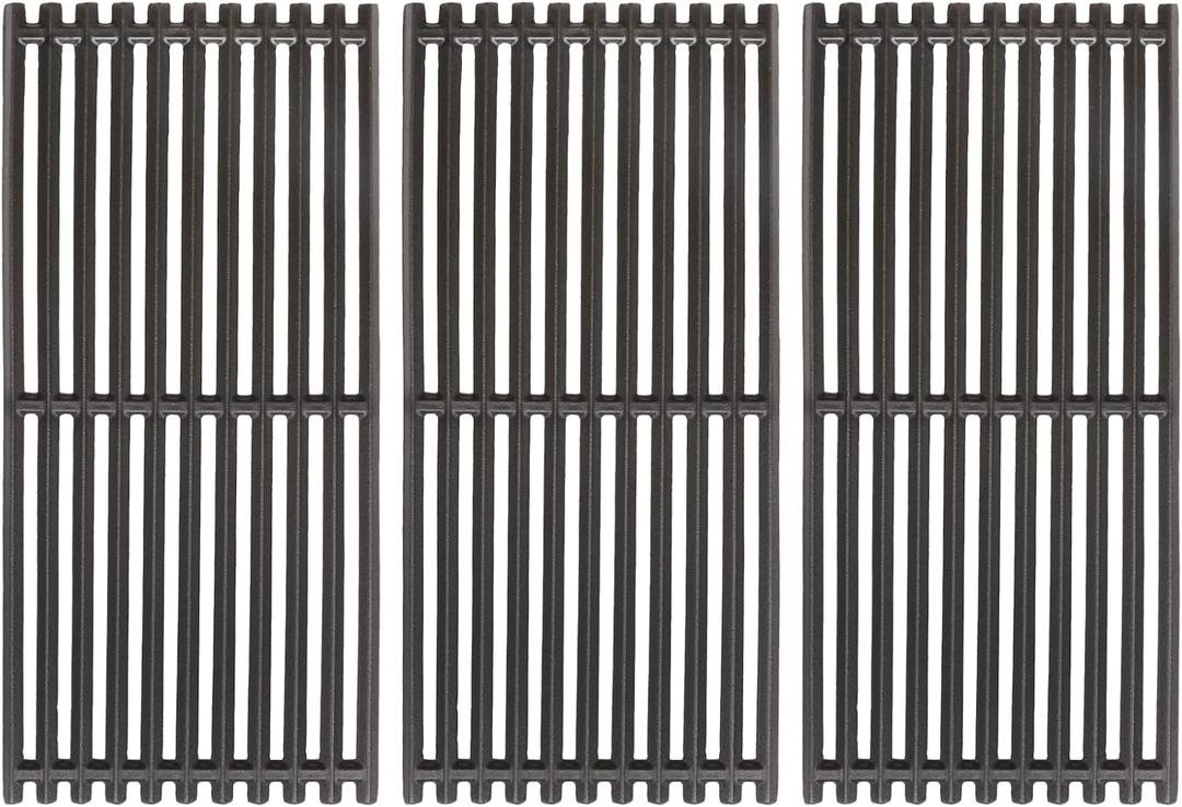 17" Cast Iron Grill Grates for Charbroil Commercial Infrared 463355220 463242516 463242515 466242615 463243016 463346017 466242616 463364824 3-Burner Parts for Charbroil Grill Grates G466-0025-W1A