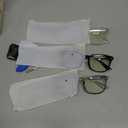 livho High Tech Blue Light Glasses - Advanced 99% Blue Light Blocking Computer Glasses - Anti Eyestrain & UV Glare Protection (*D1 Light Black+clear+clear Grey)