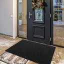 3′ x 5′ Front Doormat Indoor Outdoor Entrance, Commercial Door Mat Heavy Duty Trap Dirt and Moisture Entryway Floor mat, Custom Size Non Slip Rubber Backing Welcome Mat for High Traffic Area