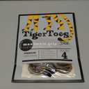 DOK TigerToes Premium Non-Slip Dog Socks for Hardwood Floors - Extra-Thick Grip that Works Even When Twisted - Prevents Licking, Slipping, and Great for Dog Paw Protection (Cool Caramel, X-Small)