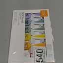 NumNum Baby Spoons Set, Baby Essentials Pre-Spoon GOOtensils for 6+ Months, First Stage Self-Feeding Spoons for Baby Led Weaning (BLW), Silicone Toddler Utensils, BPA-Free, 6 Pack Rainbow