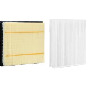 7C3Z-9601-A Engine Filter and FL3Z19N619A Cabin Air Filter Set Replacement for Ford F150 2015-2023, for Ford Expedition 2018-2024, for Ford Lobo 2016-2022, for Lincoln Navigator 2018-2024