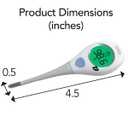 Vicks RapidRead Digital Thermometer, Temperature Readings in 2 Seconds, Use as Oral Thermometer, Baby Rectal Thermometer or Under the Arm, Water Resistant