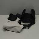 Travel Pillow Combo with Chin Strap, Airplane Pillows with 3D Eye Mask for Sleeping, 360 Support Plane Head Strap for All Plane Seats, Long Flights Essentials, Stop Bobblehead, Black