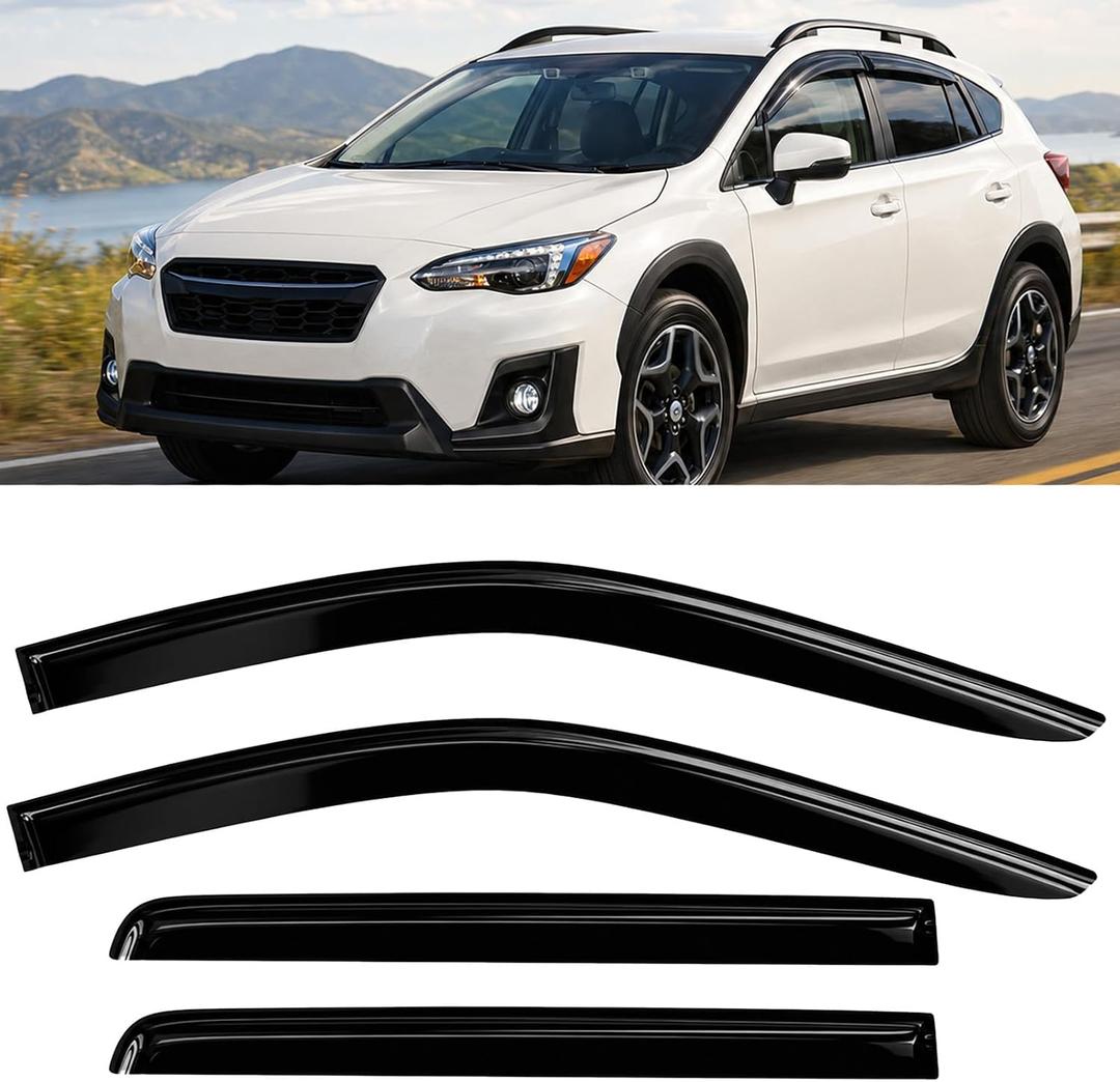 4PC Window Rain Guards fit 2018-2023 Subaru Crosstrek