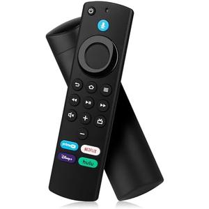 Replacement Voice Remote (2nd Gen) Fit for Fire-AMZ-Smart TVs Stick/Lite/4K/TV Cube, Smart TVs (3rd Gen), Not for Insignia-Toshiba-Pioneer Smart TV, Not for Roku, Not for Samsung