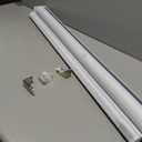 Persilux Cordless Zebra Roller Window Shades Free-Stop Roller Blinds (36" W X 64" H, White) Light Control for Day and Night, Light Filtering Sheer Roler Shades for Windows, Easy to Install