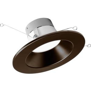 NICOR DLR56612120SOB DLR56(v6) 5/6-inch Oil-Rubbed Bronze 1200 Lumen Selectable Recessed LED Downlight