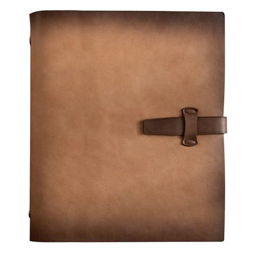 Photo Album 4x6 200 Photos, Genuine Leather Albums Page Refillable with 30 Pieces Writing Paper, Best Gift for Travel Wedding Kids Graduation Baby Picture Album Scrapbook