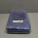 COSY HOMEER 1'8" x 2'8" Inch  (Semicircular) Anti Fatigue Kitchen Rug Mats are Made of 100% Polypropylene Half Round Rug Cushion Specialized in Anti Slippery and Machine Washable (Blue 2pcs)