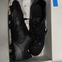 DREAM PAIRS Mens Firm Ground Soccer Cleats Soccer Shoes (10.5, Black/Grey)