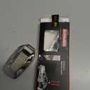 QBUC for Toyota Key Fob Cover with Keychain, Fit for Toyota Venza Corolla Cross Grand Highlander Tundra RAV4 Prime Prius Land Cruiser Sequoia Sienna Crown Tacoma 2025 Camry (Silver)