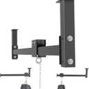Heavy Bag Hanger Roller Wall Ceiling Mount 50'' Long Rail Ease Adjust for Heavy Punching Bags up to 300 LBS