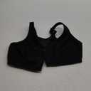Glamorise Full Figure Plus Size MagicLift Front-Closure Posture Back Bra Wirefree #1265 Black 40DD