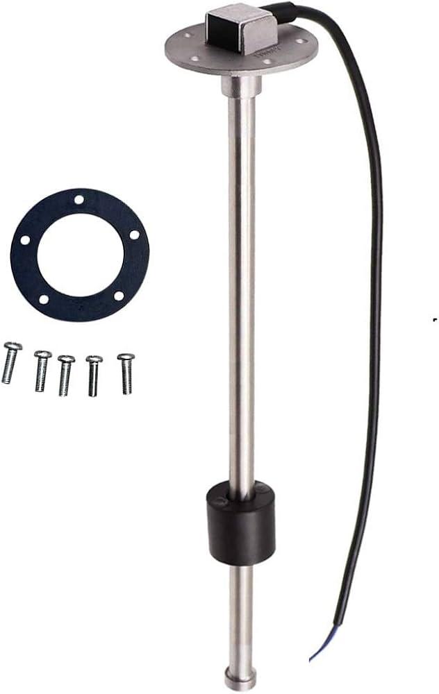240-33 ohms 19"(480mm) Marine Fuel Sending Unit for Boat Truck Car Vehicle Fuel Tank Sending Unit Fuel Level Sending Unit Gas Water Tank Sender Fuel Gauge Sending Unit Water Level Sensor