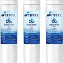 11034152 Water Filter Replacement Fit Bosch Thermador Ultra-Clarity 644845 REPLFLTR10 BORPLFTR10 9000-077104 9000194412 B26FT70SNS B22CS80SNS, Water Filter Cartridge 3 Packs SETFEEL