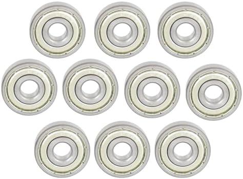 KABOBEARING 10 Pcs 626ZZ Double Metal Seal Bearings 6x19x6mm,Z3V3 High Speed Sealed Miniature Bearings , Pack Of 2