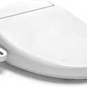 ZMJH Round Smart Toilet Seat with Bidet, Heated Seat, Warm Water Wash