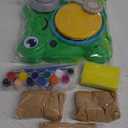 Pottery Wheel for Kids - Complete Pottery Painting Kit Arts and Crafts for Kids Ages 8-12 with 3 Pack Air Dry Clay Art Supplies Toys for Girls Boy Birthday Gift for 4 5 6 7 8 9 10 11 12+ (Green)