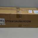 Upgraded Sauna Box for Relaxation, Detoxification, Portable Steam Sauna for Home with 3L Large Steamer, 9 Levels, 2.6 x 2.6 x 5.9