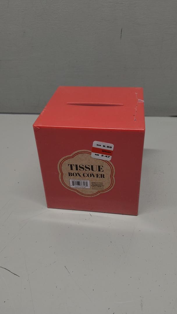Tissue Box Cover, Red