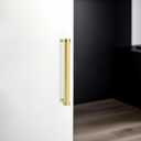 10 Pack Brushed Gold Cabinet Pulls knurled 5 Inch Hole Centers Kitchen Cabinet Handles Gold Drawer Pulls Dresser Handles
