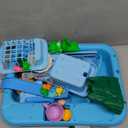 Water Table Play Sink Toy for Kids 2 3 4 5 6 Years Old - Outdoor Kitchen with Running Water, Fishing Games, Toddler Water Play Table for Kids Ages 3-8, Beach Outdoor Toys, Summer Gifts