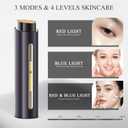 BNU Face Massager Tool, Light Facial Sculpting Tool for Lifting, Firming, Depuffing, and Promoting Absorption, 4 Level Microcurrent Facial Massager, Red Light Therapy for Face, Neck, and Eye