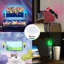 AIDYVOI Light-up Wall Torch Lamp, 7-Color Night Light, Rechargeable Night Lamp, Hand Held & Wall Mountable Table Light, Costume Cosplay Nightstand Lamp for Room Decor for Boys, Brown
