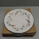 Pfaltzgraff Winterberry 10-1/2-Inch Dinner Plates, Set of 4, White