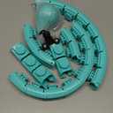 Weighted Fit Hoop Plus Size with Extra Sweat Belt for Adult Weight Loss, 32 Detachable Links Smart Fitness Hoop, Fitness and Massage 2 in 1, Great for Adults and Beginners (Mint Green)