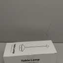 Modern Cordless Table Lamp Set of 2, Portable LED Desk Lamps, 5000mAh Rechargeable Battery Operated Lighting for Bedroom Dining Room Restaurant Coffee Shop Camping Night Light (Brushed Nickel)