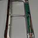 2x 4x6 Headlight Bezel with 12" Amber Lens LED Amber Light, Chrome Housing Replacement for Kenworth T800/T600/T400, Peterbilt 379/378, Freightliner FLD & Classic XL Semi Trucks DOT Compliant