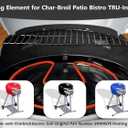 29104575 Heating Element for Char-Broil Patio Bistro TRU-Infrared Electric Grill Replacement Parts 16601559, 16601578, 16601688, 20602107, 20602108, 20602109