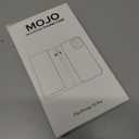 MOJO Notepad Phone Case for iPhone 13/14/15 - Folding Wallet Phone Case with Mini Pen and Note Pad (Black) (Fits iPhone 15 Pro)