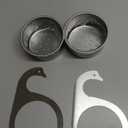 2pcs Sink Strainer Basket Mesh Kitchen Sink Food Catcher Metal Sink Basket Swan Sink Strainer Basket Food Strainer Sink Drain Basket Corner Basket