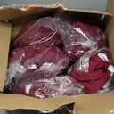 VEVOR Chair Covers, Polyester Spandex Chair Cover, Stretch Slipcovers for Wedding Party Dining Banquet Flat-Front Chair Covers (Burgundy, 50PCS)