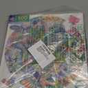 eeBoo Piece & Love: Paradise Garden - 500 Piece Puzzle - 23" Round Jigsaw, Vibrant Bird & Nature Collage Artwork, Eco-Friendly, Playlist, Adult & Kids