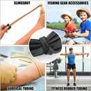Frienda 100 ft Latex Rubber Tubing 3/8 Inch Od 1/4 Inch ID Surgical Slingshot Bands Rubber Medical Sling Band Fitness Hose Tubing(Black)