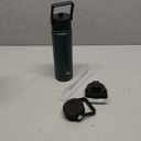 22oz Stainless Steel Bottles with 3 Lids Sport Insulated Water Bottle, Army Green