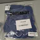 COOFANDY Men's Casual Button Down Shirts Long Sleeve Untucked Shirts Regular Fit Linen Shirt, XXL, Navy Blue