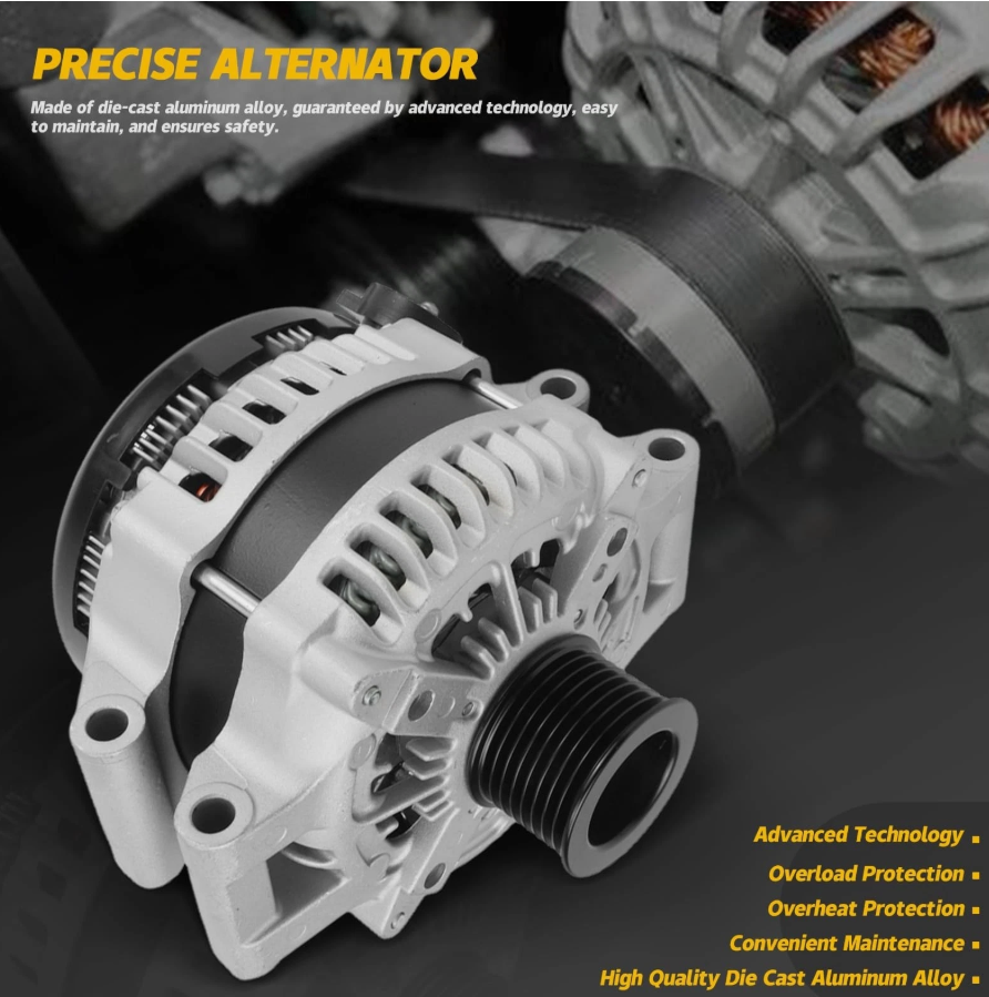 YINAVAGAD Alternator for BMW 335i 435i 535i 640i 740i M235i X3 X4 X5 X6 3.0L L6, F01 F02 F04 F06 F07 F10 F12 F15 F16 F18 F22 F23 F25 F26 F30 F32F36 20122019, Replaces 11712N 12317616119 12317616121YINAVAGAD Alternator for BMW 335i 435i 535i 640i 740i M235i X3 X4 X5 X6 3.0L L6, F01 F02 F04 F06 F07 F10 F12 F15 F16 F18 F22 F23 F25 F26 F30 F32F36 20122019, Replaces 11712N 12317616119 12317616121