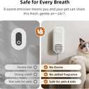 Uahpet Cat Litter Deodorizer, No Ozone Air Purifier Plug in, Nano-Tech Cat Odor Eliminator for Litter Box, Filterless Odor Remover with 5ft Cord, Safe & Quiet Air Freshener for Pet Homes