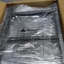 37" Oval Small Coffee Table with Storage,Modern Wood Living Room Center Table for Small Space,Apartment,Home Office,Drawer & Open Shelves,Easy Assembly,Black