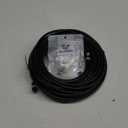 Coaxial Cable 50FT, RG6 Coax Cord for TV with Weatherproof Boot - Ideal Outdoor TV Cable Wire and Antenna Extension, Tri-Shield UV Fire Resistant Wall Rated Black RG6 (Waterproof)