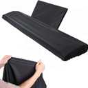 Keyboards Cover, Piano Keyboard Dust Cover 88 Key, Black Piano Music Keyboard Dirt Proof Cover with Music Sheet Stand Cover, Electric/Electronic Keyboard Waterproof Cover, Protective Keyboard Cover