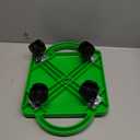 hand2mind Green Indoor Scooter Board with Handles, Sit Down Floor Scooter, Gym Activities for Kids, Indoor Sport Recess Games, Physical Education Equipment, Gross Motor Toys
