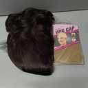 Dark Brown Synthetic Bob Wigs for Black Women Short Wavy Bob Curly Wig Heat Resistant Bob Wigs for Daily and Party