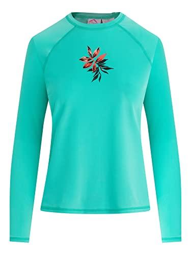 Kanu Surf Women's Standard Gabby UPF 50+ Long Sleeved Active Rashguard & Workout Top, Size: M